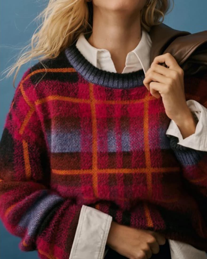 Maeve Long Sleeve Eyelash Sweater - Image 3