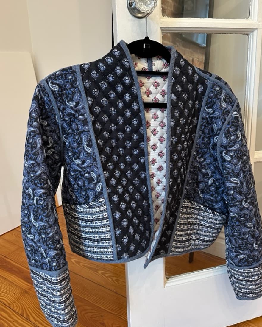 Reversible Mango Quilted Jacket - Image 5