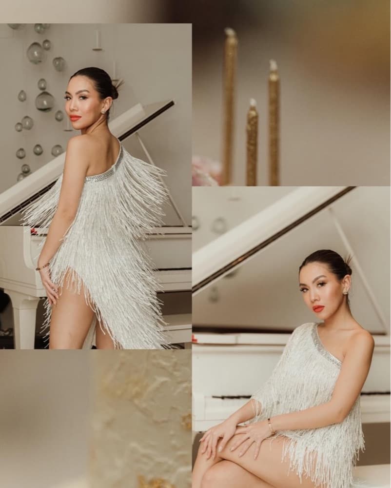Harmonia Silver Fringe Dress - Image 5