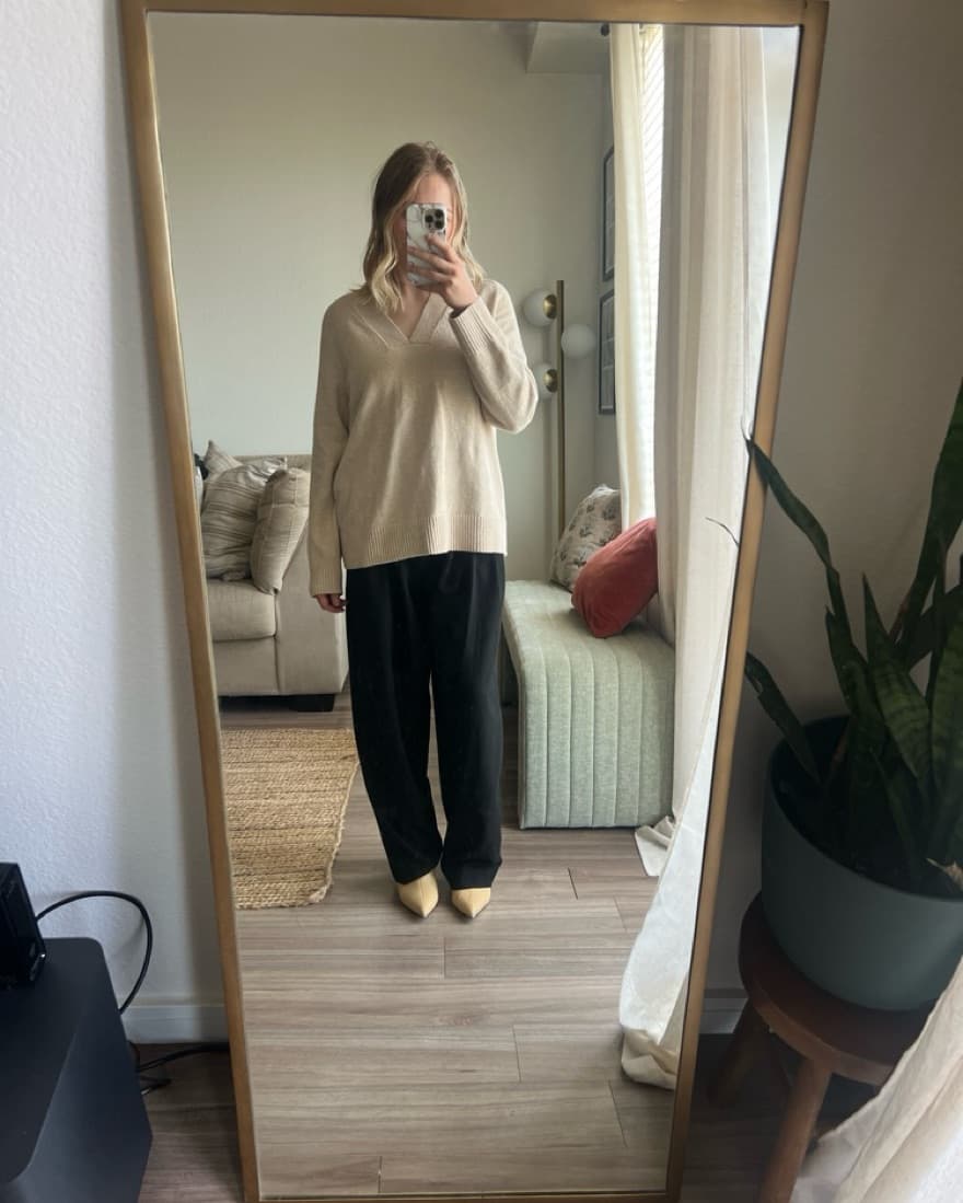 V Neck Sweater  - Image 1