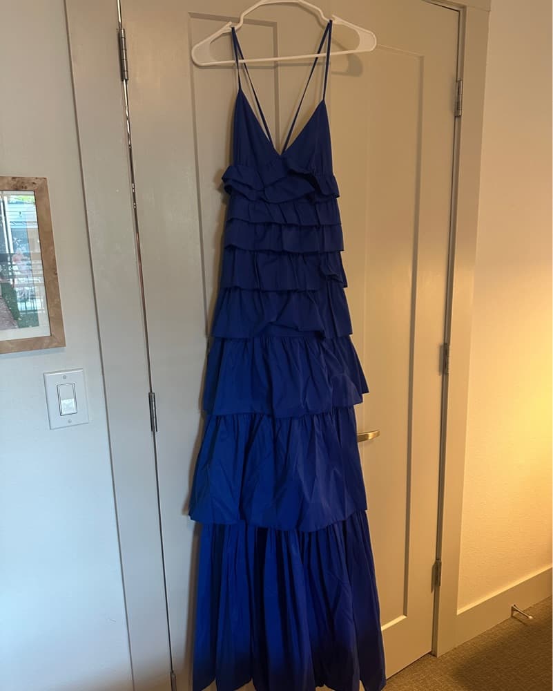 Staud Rylie Maxi Dress - Lapis - S - Image 4