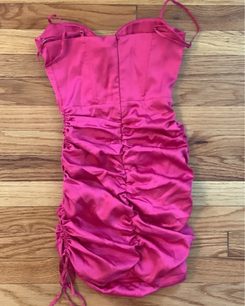 Hot Pink Oh Polly Underwire Mini Dress - Image 2