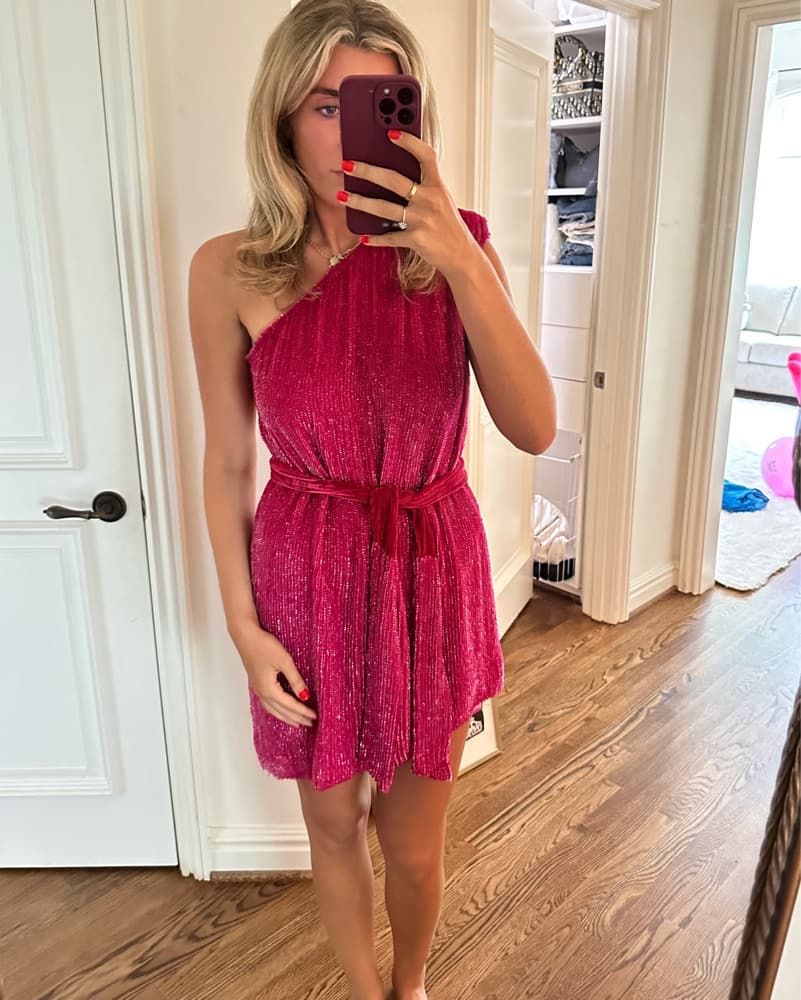 Fushia Retrofete Dress  - Image 3
