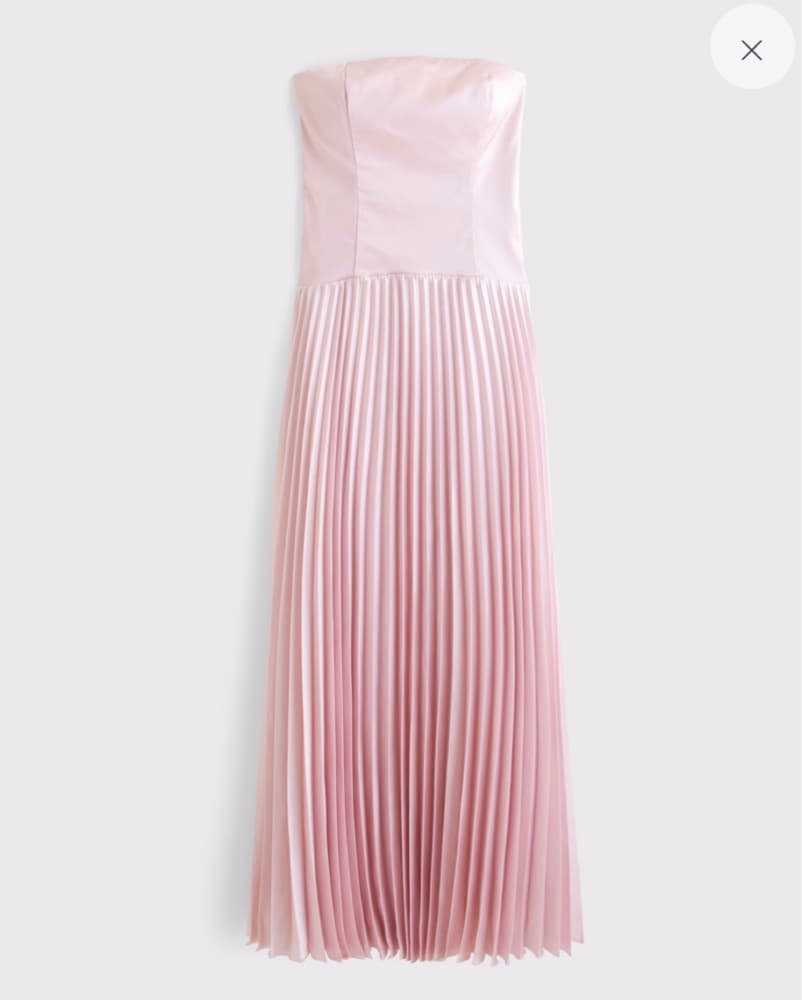 Pleated Midi Dress- Abercrombie NWT - Image 1