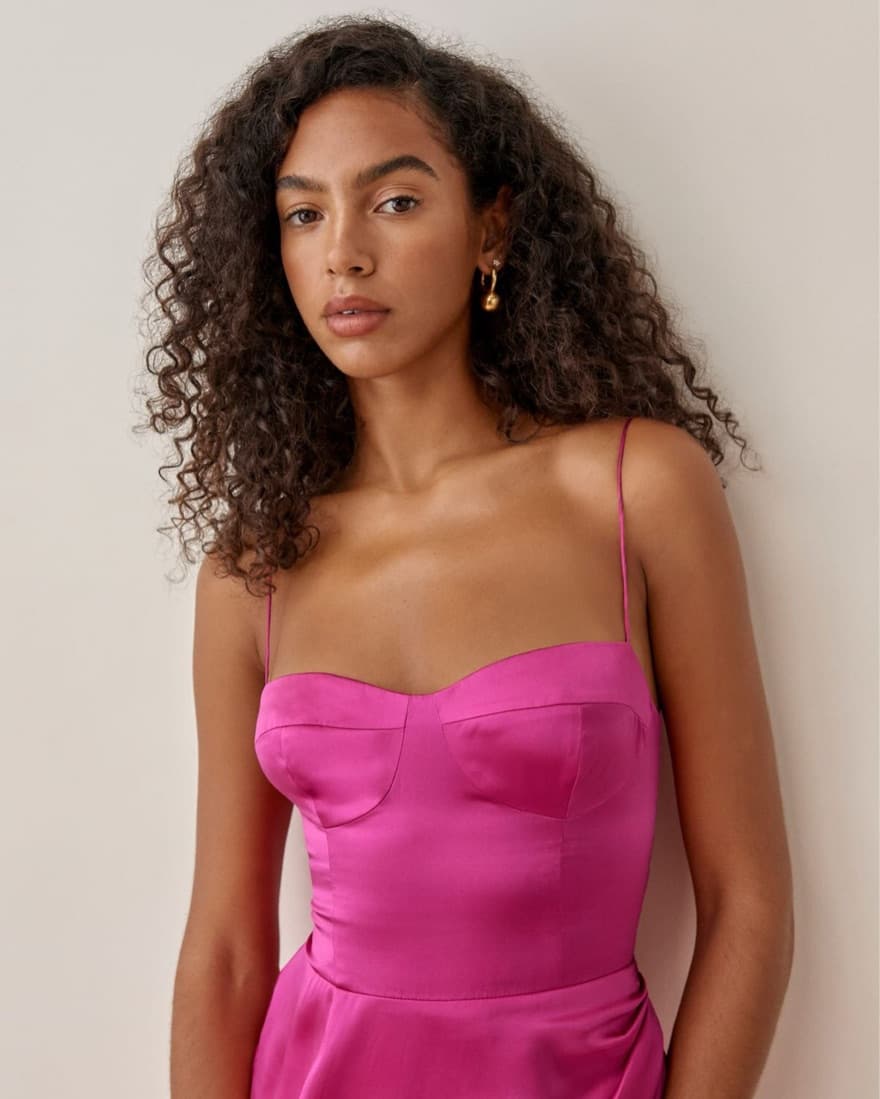 Pink Reformation Dress - Image 2