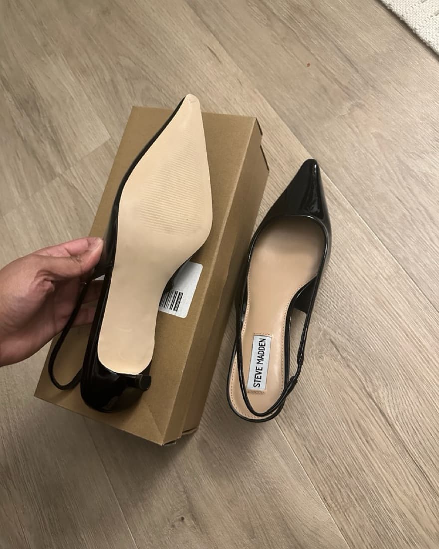 Steve Madden Kitten Heels Kari Black 8.5 - Image 3
