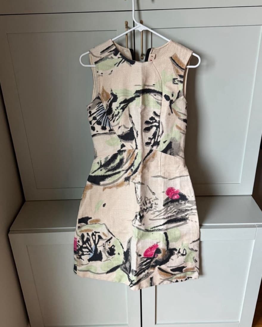 MARNI abstract print shift dress (S) - Image 1