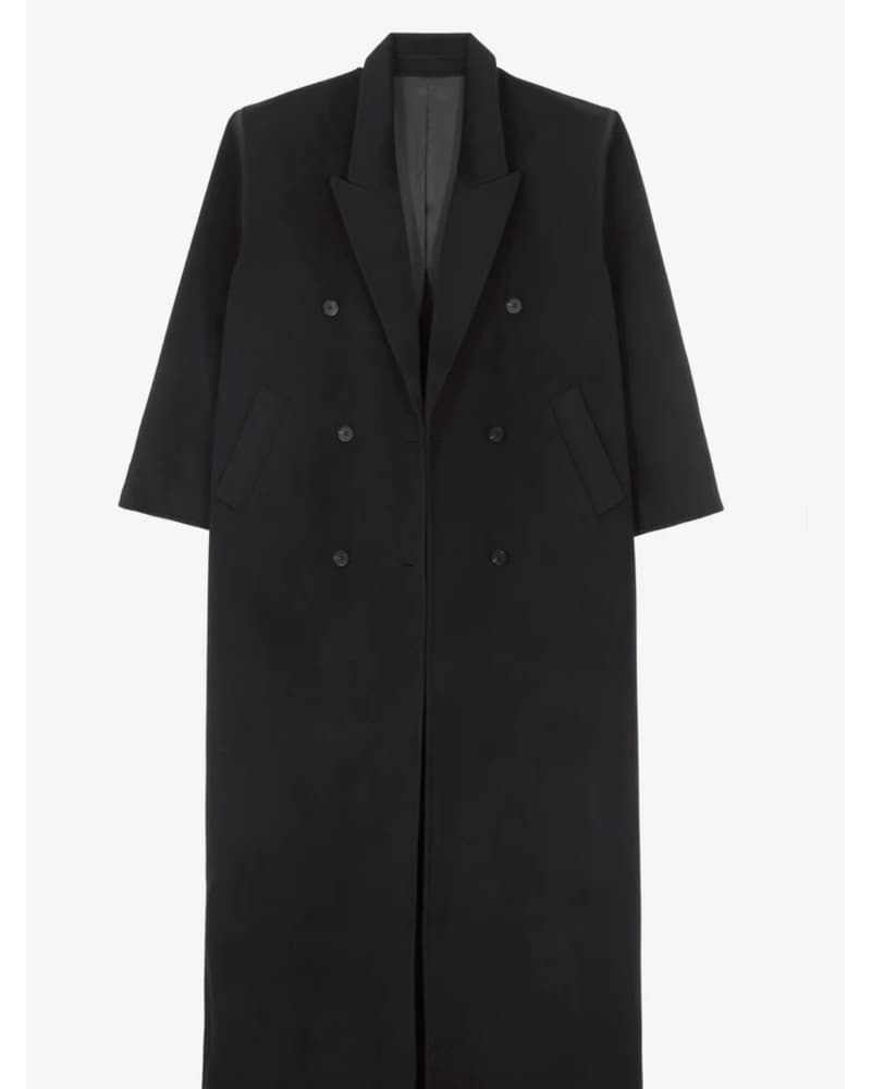 Frankie Shop Gaia Black Coat - Image 2