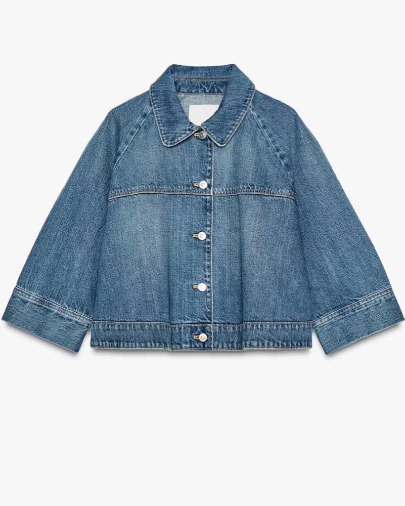 Layered Denim Shacket - Image 2