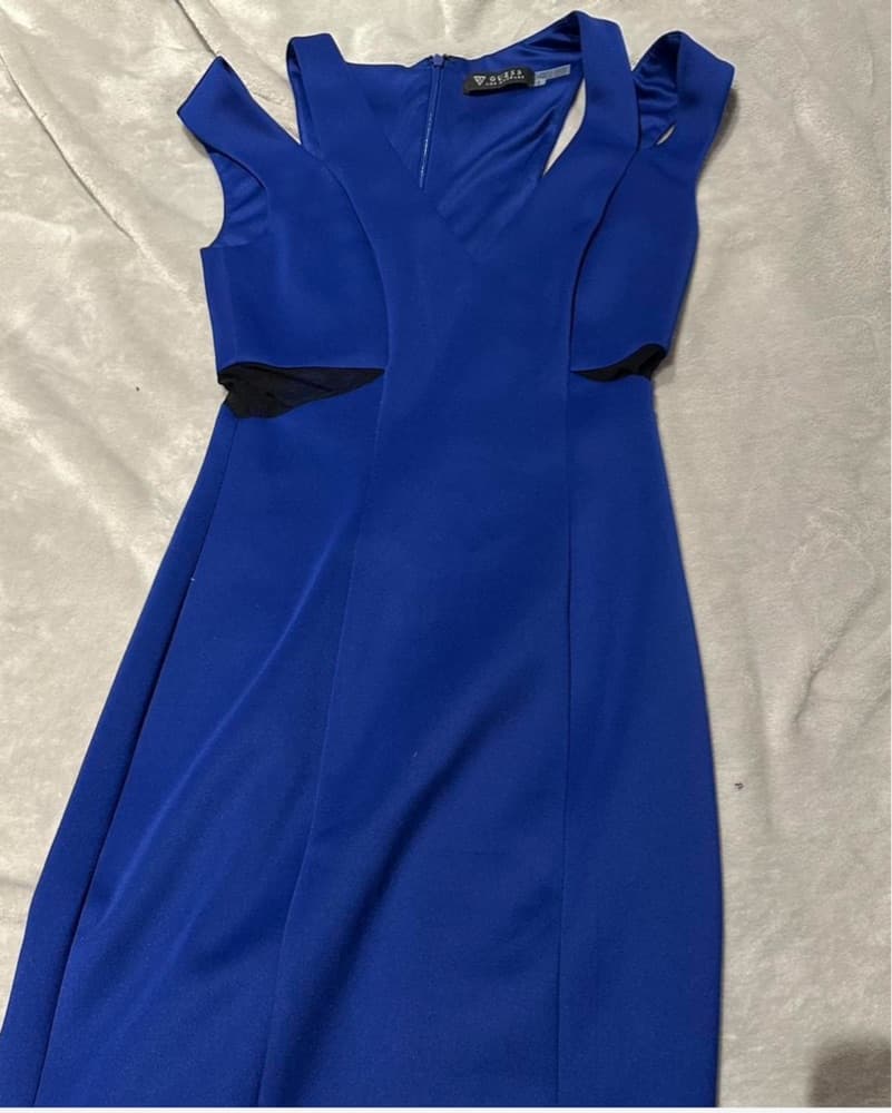 Stunning Blue Bodycon Dress - Image 5