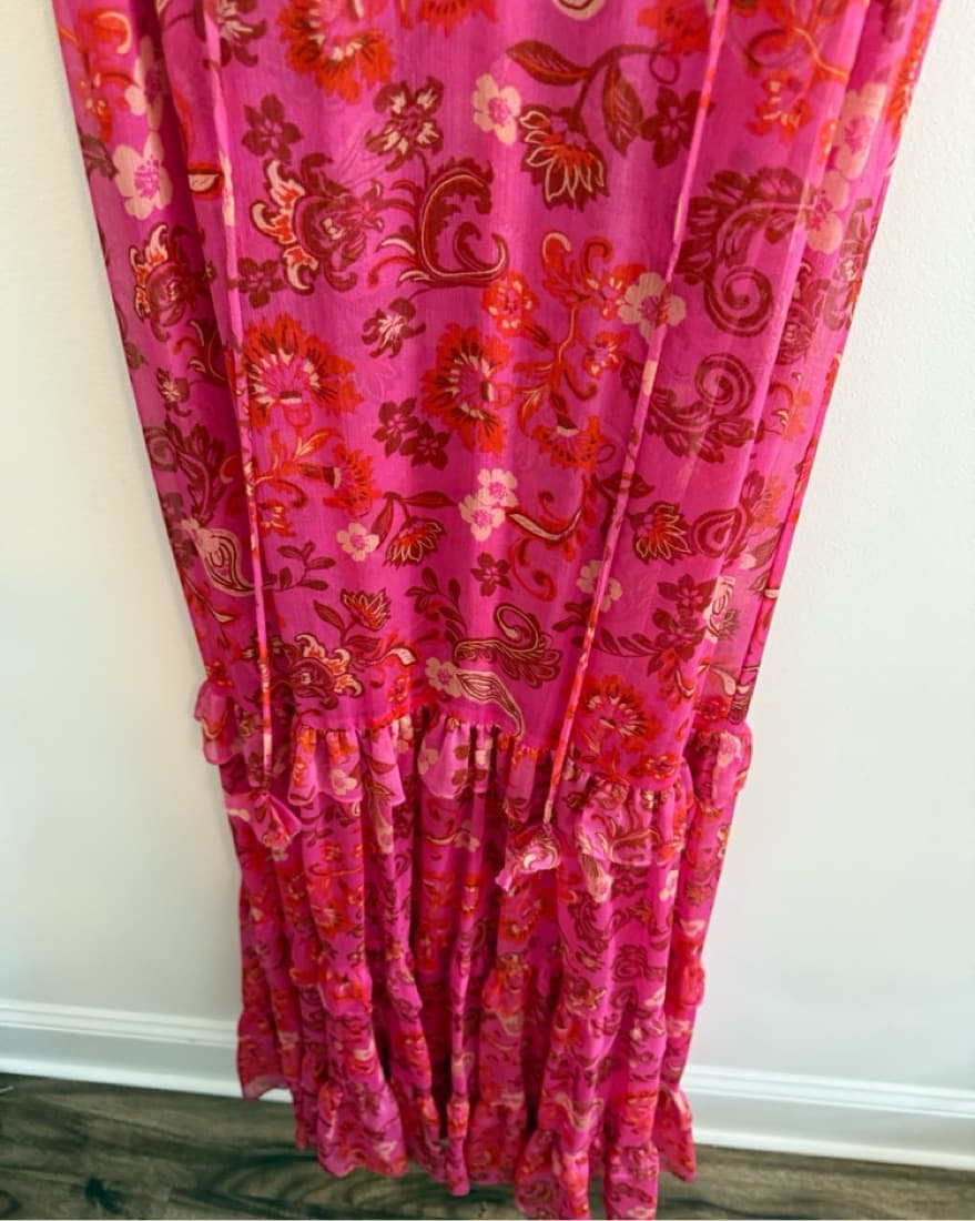 Misa Vibrant Floral Maxi Dress - Image 3