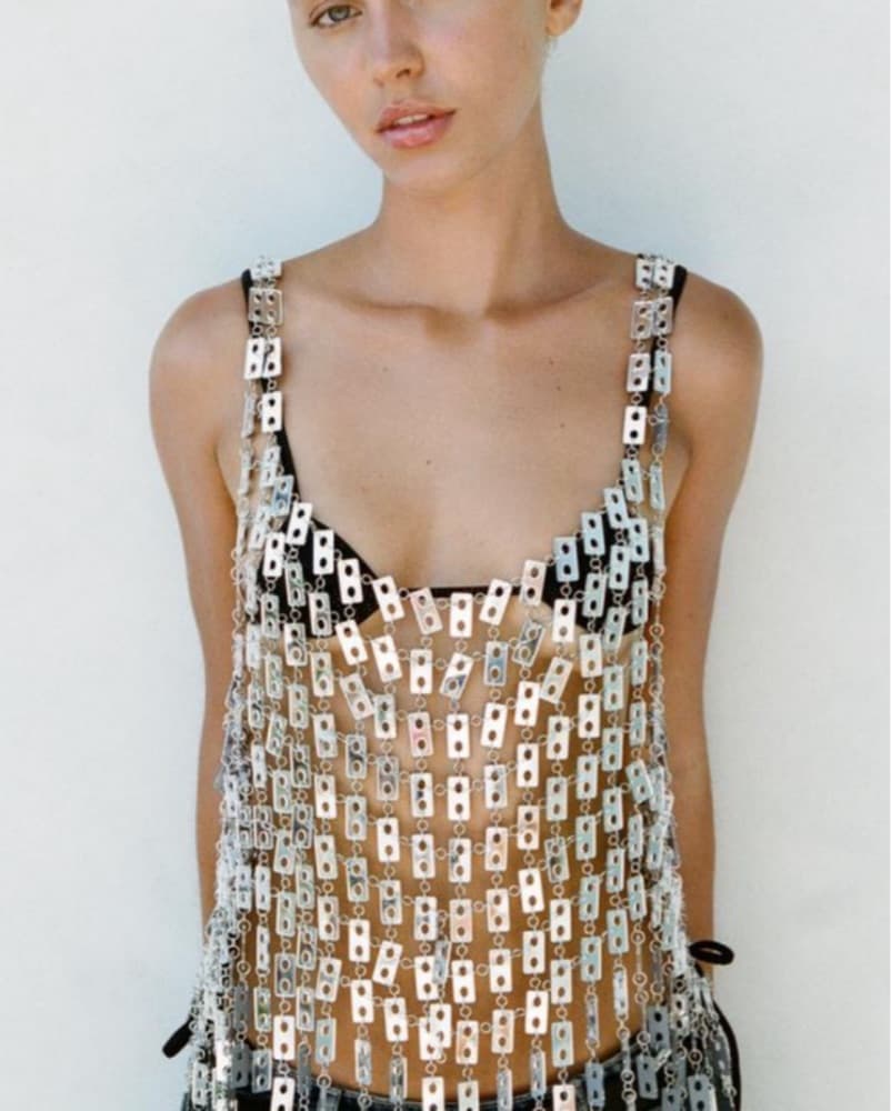 Metal Silver Top - Image 1