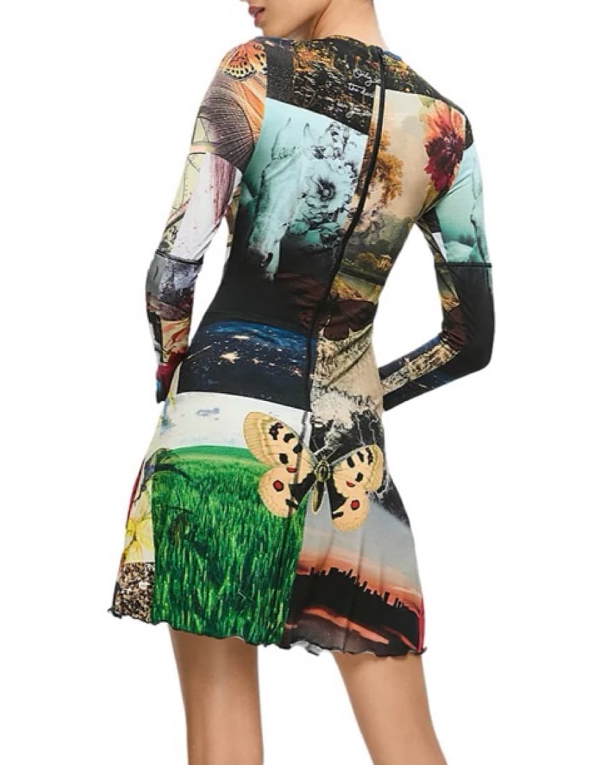 Alice + Olivia Delora Paneled Dress - Image 2