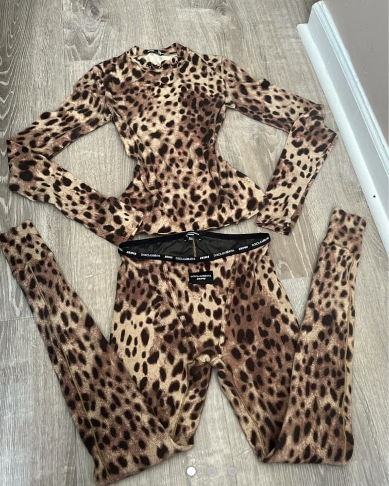 Dolce&Gabbana X Skims Leopard Set - Image 3