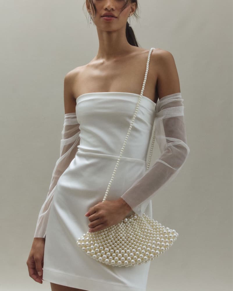 Anthropologie BHLDN Off Shoulder Dress  - Image 2