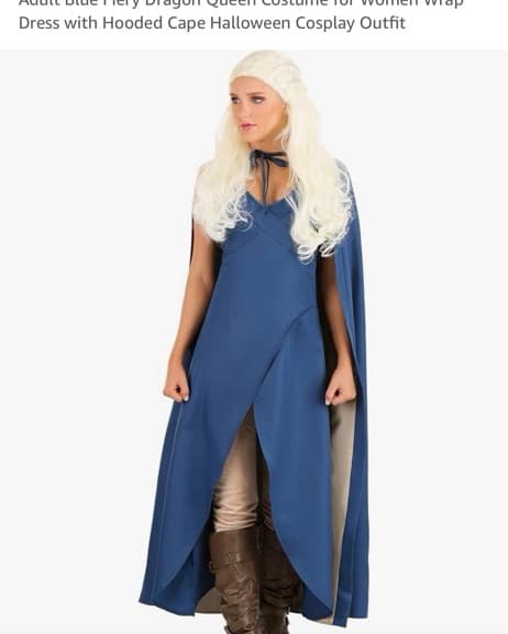Daenerys Targaryen Game Of Thrones Costu - Image 1
