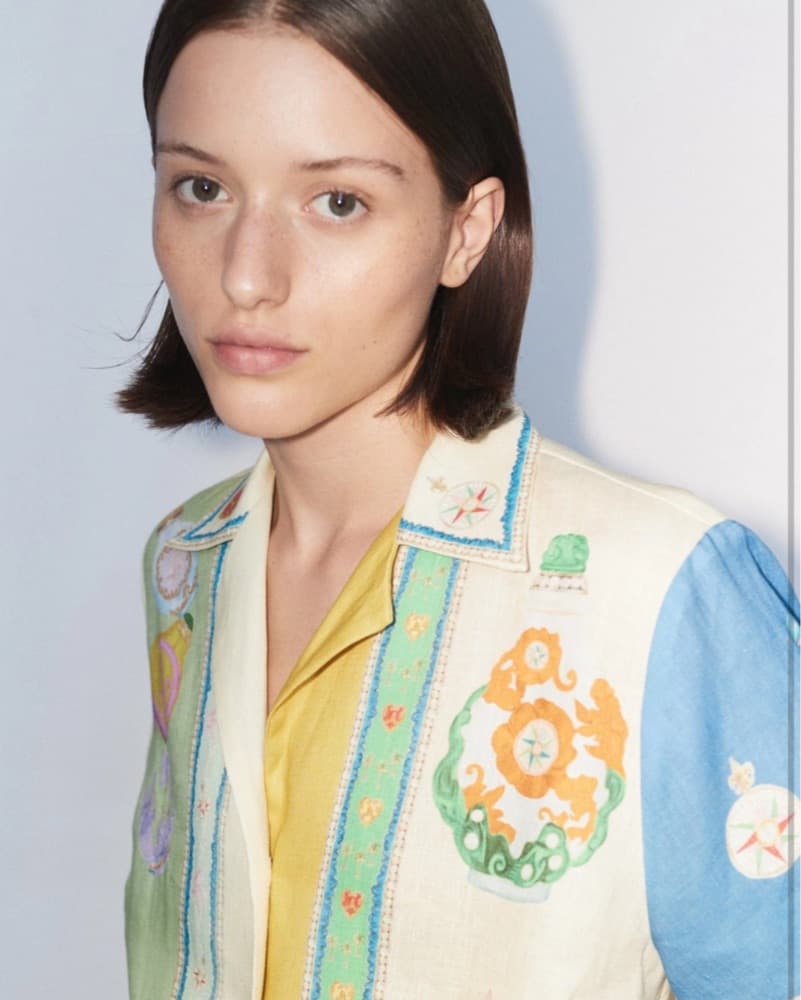 Linen Relaxed silhouette shirt - Image 3