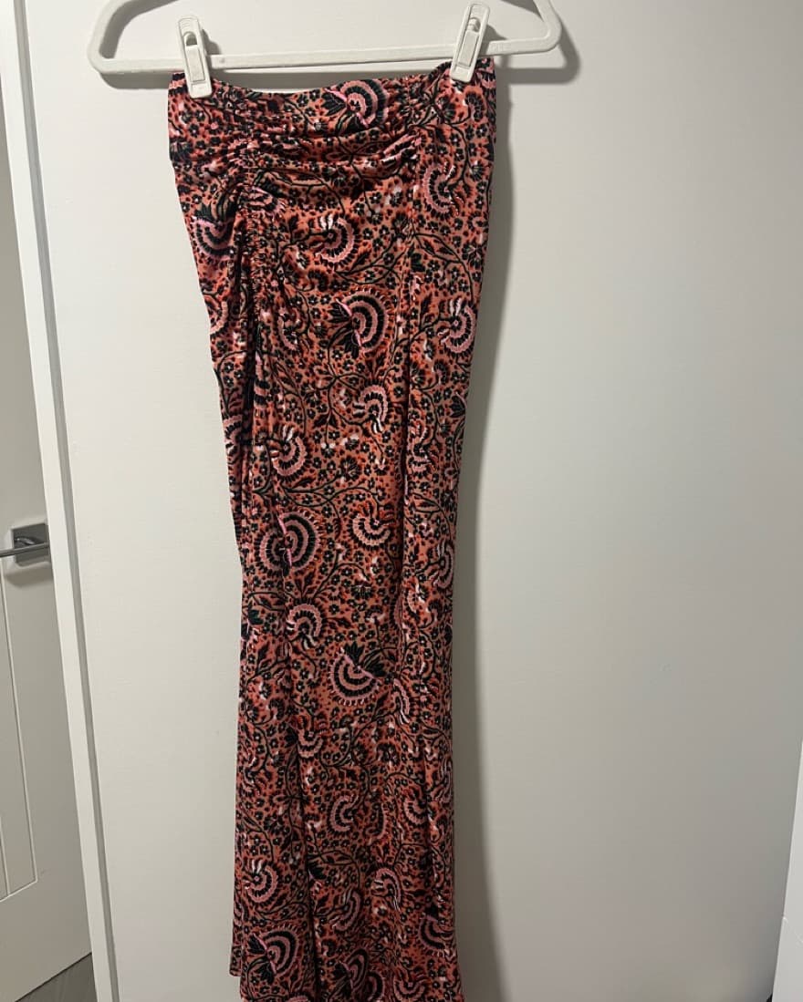 A.L.C Pink Multi Maxi Skirt - Image 3