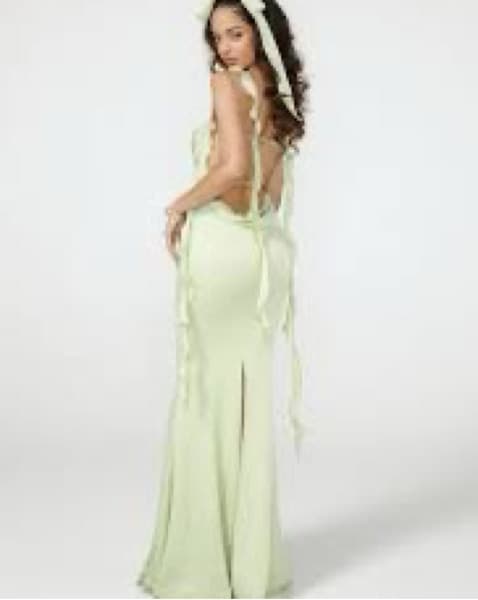 Nana Jacqueline Caroline Green Dress - Image 2