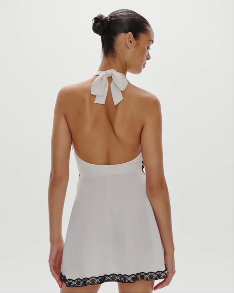 Frankies Bikinis Audrey Satin Mini Dress - Image 2