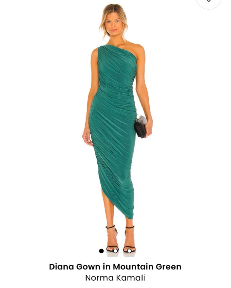 Norma Kamali Formal Green Dress - Image 1