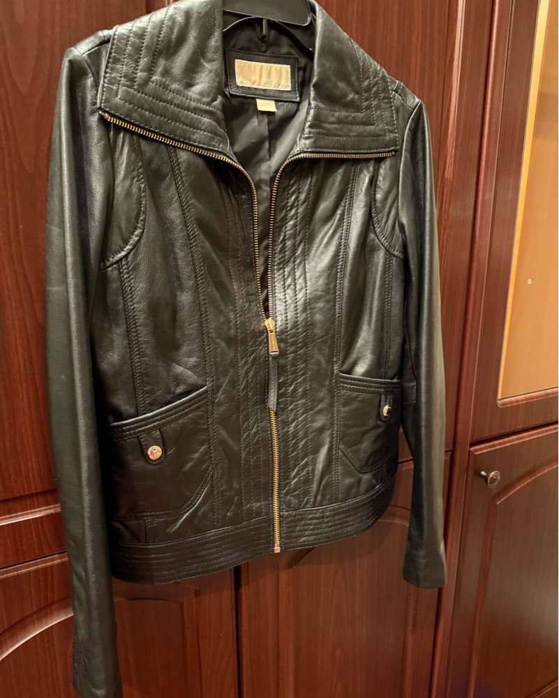 Michael Kors Genuine Leather Jacket - Image 4