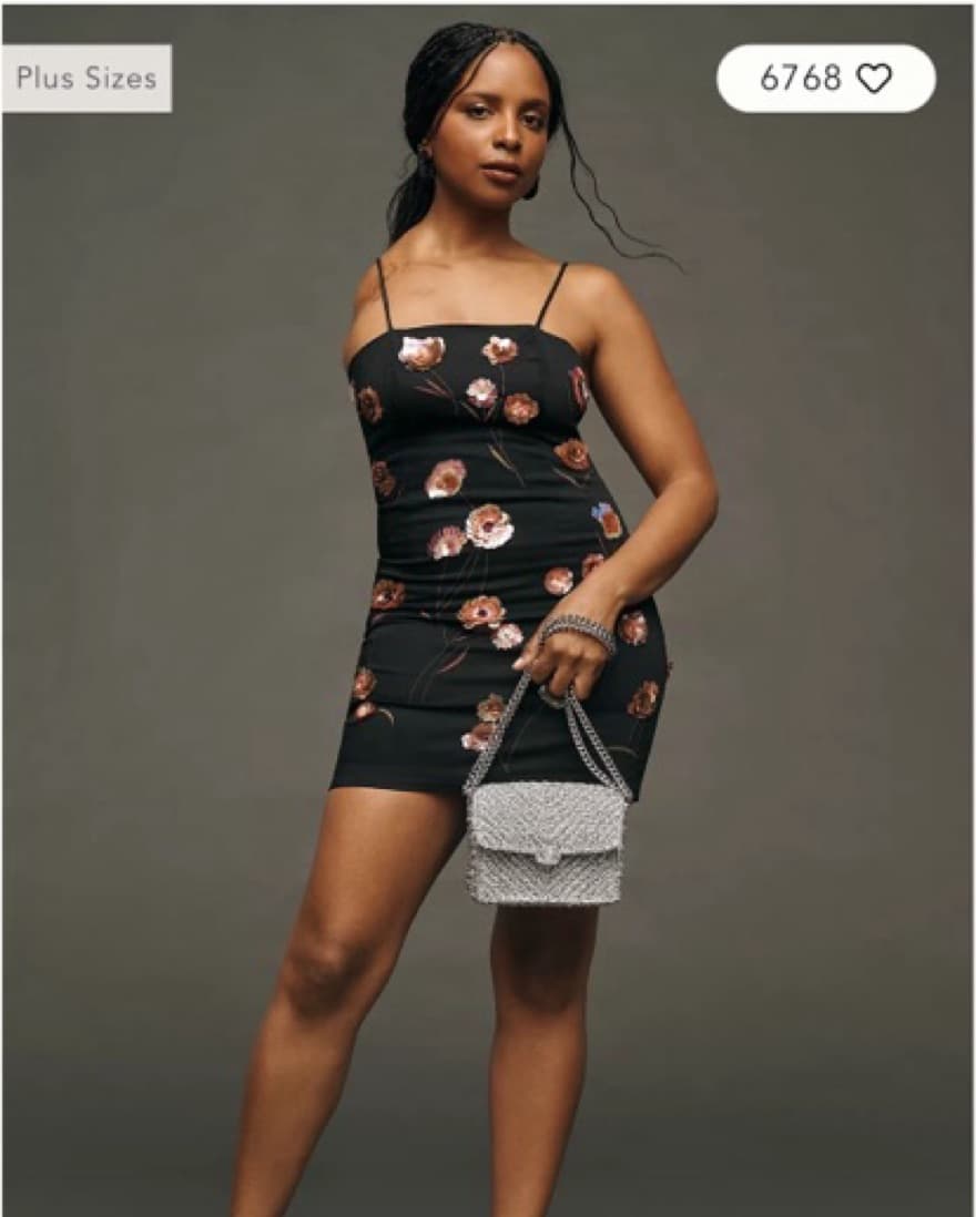 Brynne 3D Spaghetti-Strap dress - Image 1