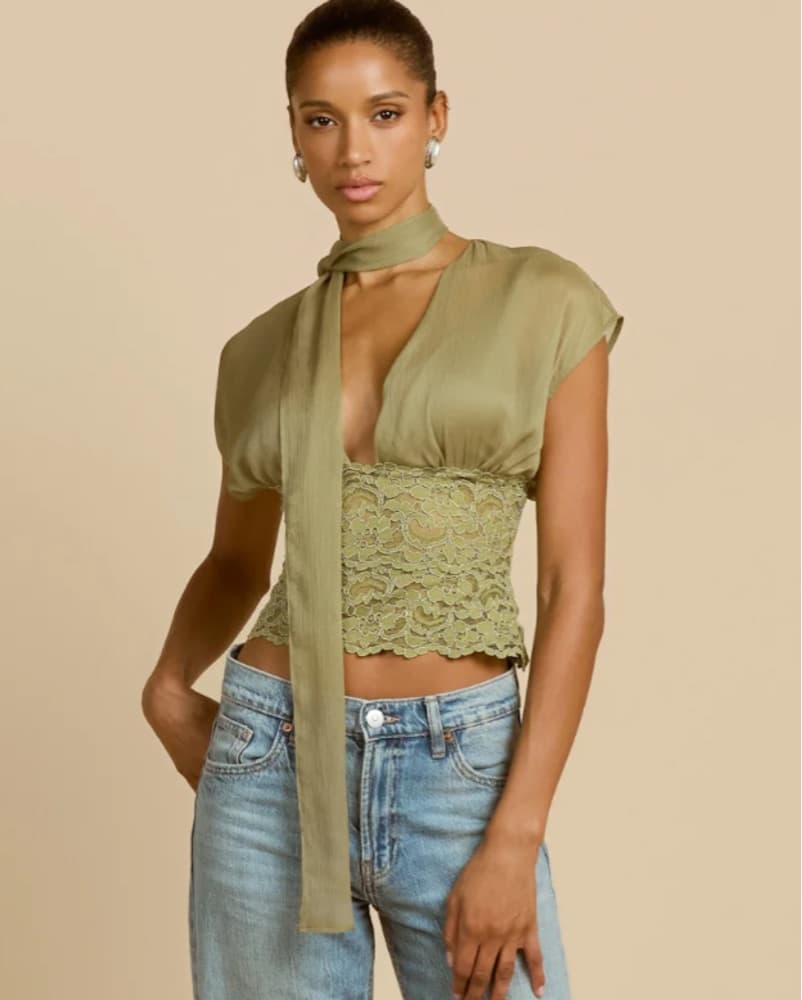 Arcina Ori Pistachio Top - Image 4