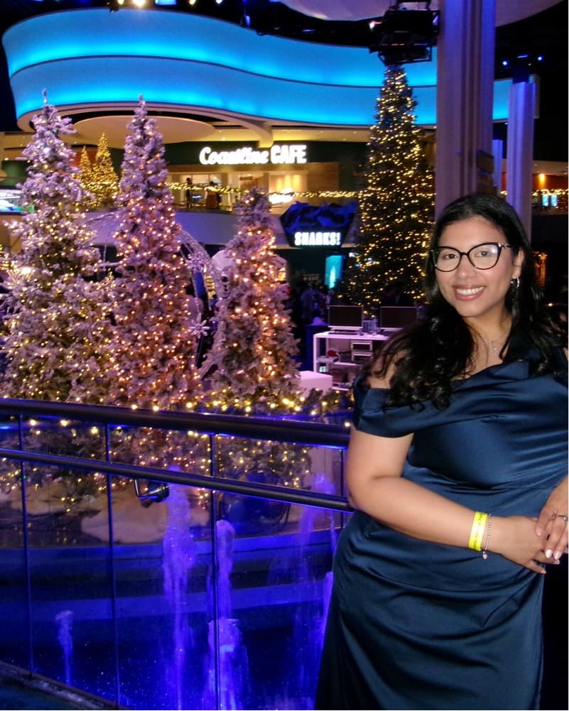 Navy Blue Formal Dress - Image 1