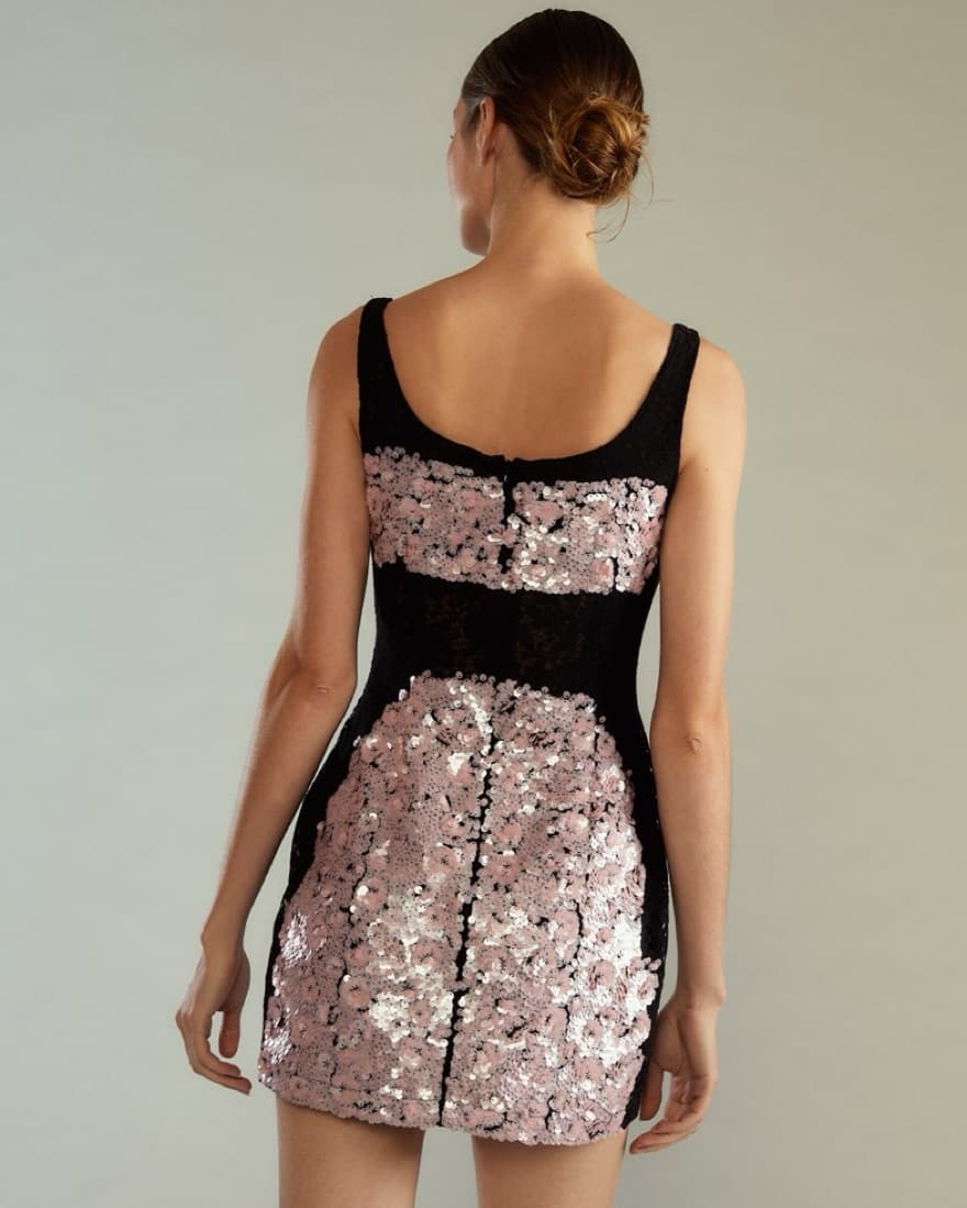 Sequin Mini Dress - Image 3