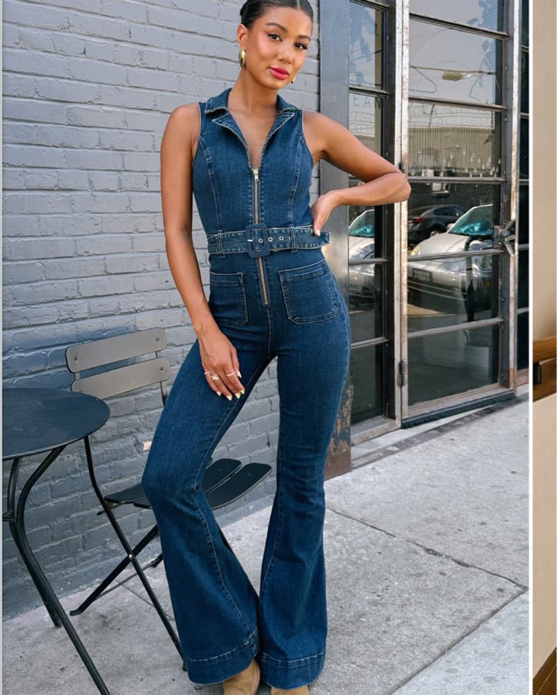 Show me your Mumu Denim Jumpsuit - Image 1