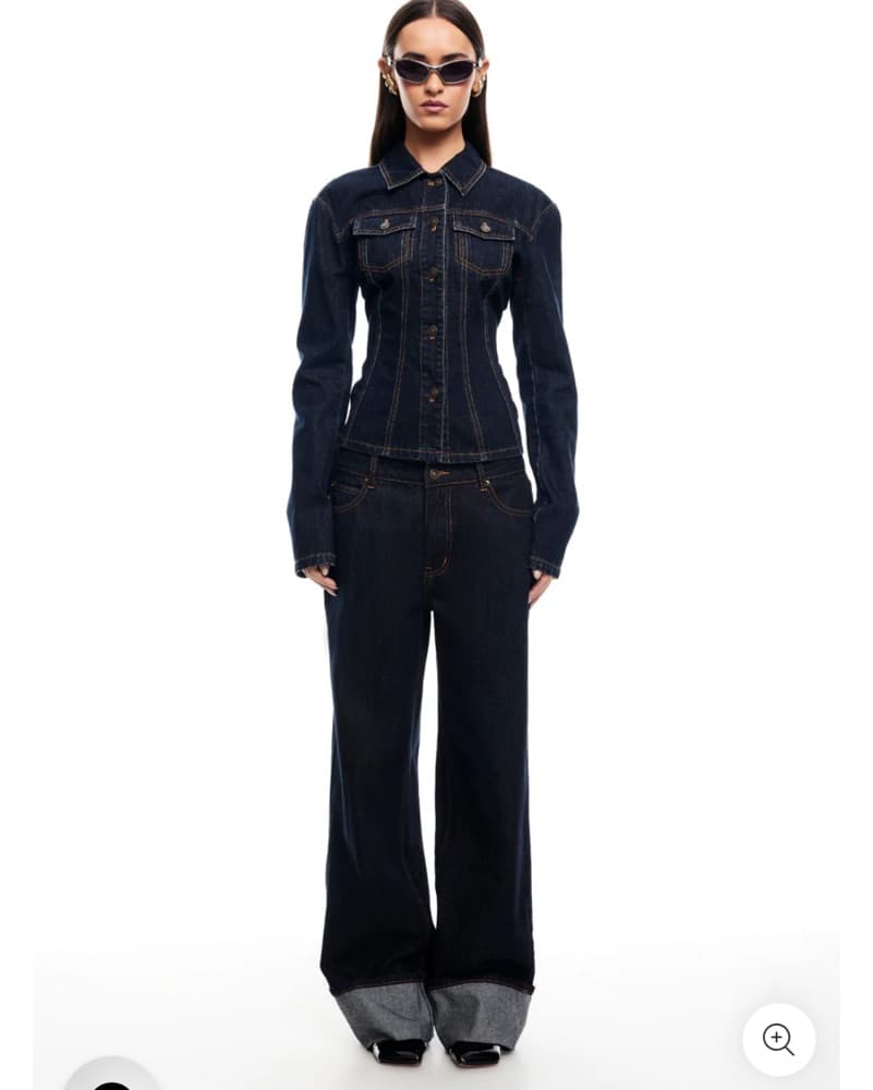 LIONESS Rider Denim Jacket and Jeans set - Image 2