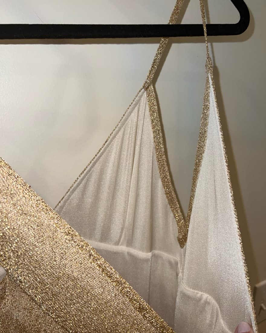 Missoni Gold/Pink Metallic Dress - Image 4