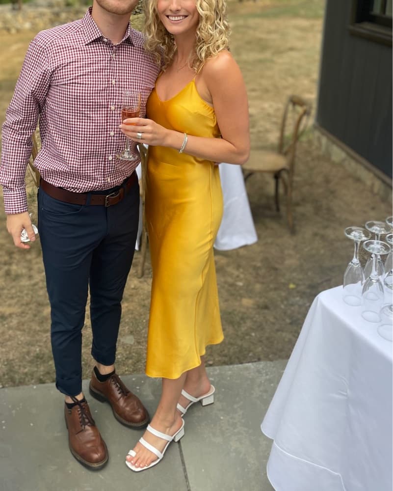 DANNIJO Yellow Midi Dress - Image 2