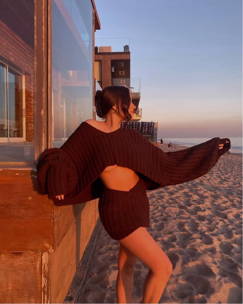 Brown Knit Set  - Image 1