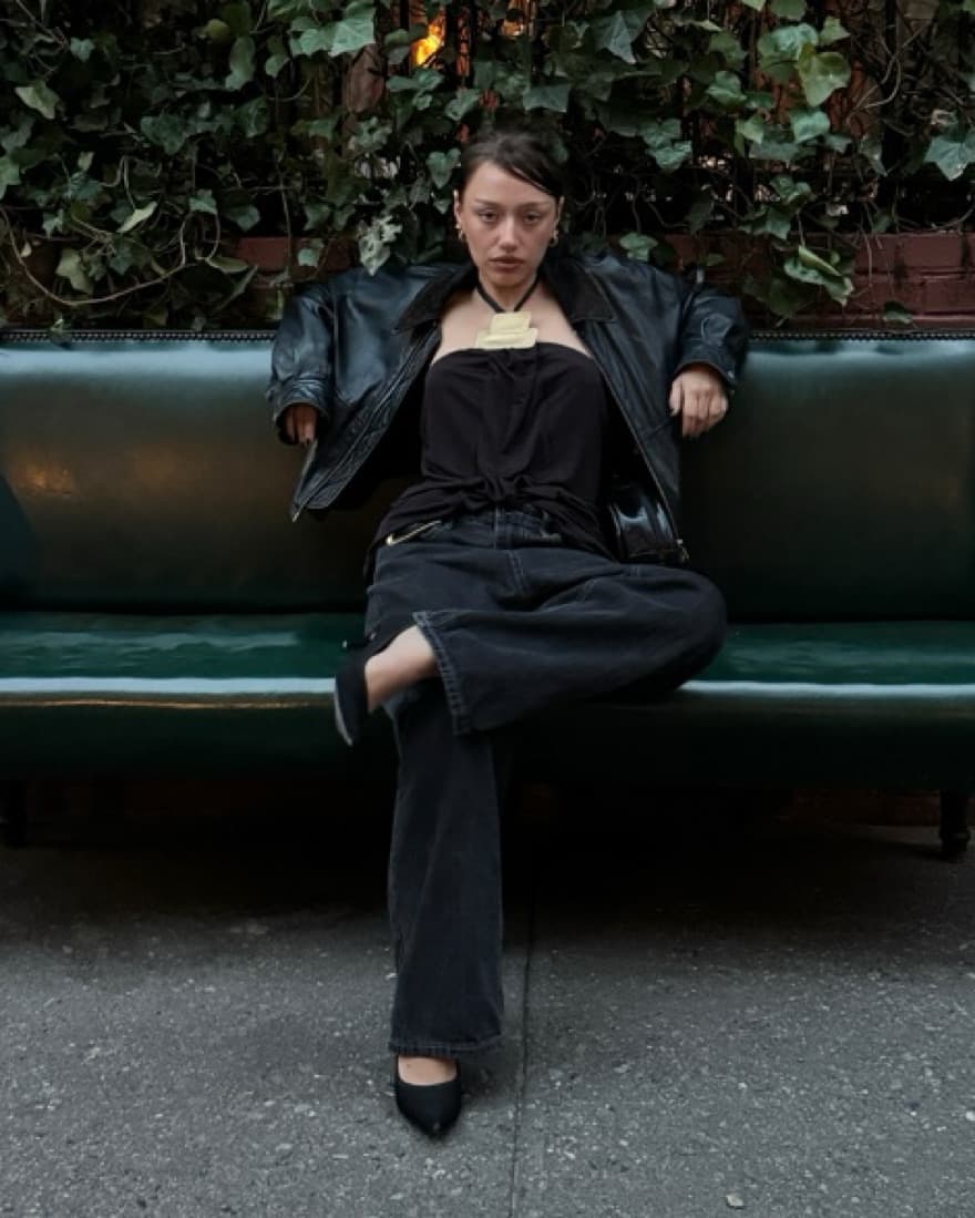 Vintage Black Mini Bebe Dress/shirt  - Image 3
