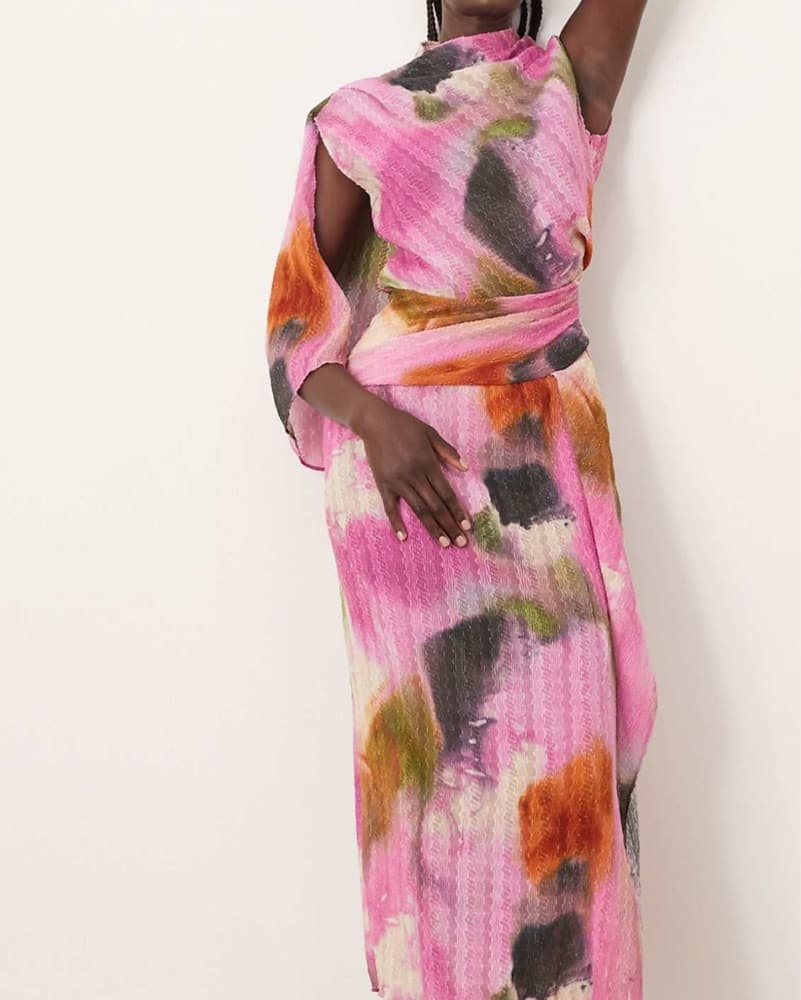 Asos ARRANGE Water Color Dress - Image 3