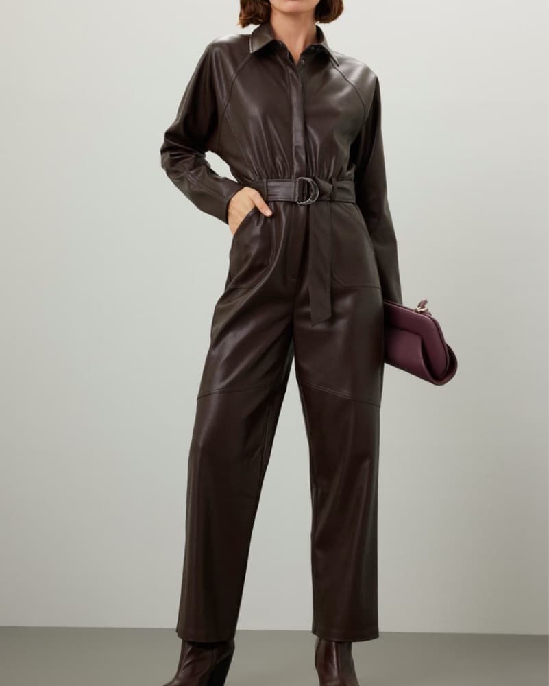 Sleek Leather Jumpsuit From Marissa Webb - Image 1