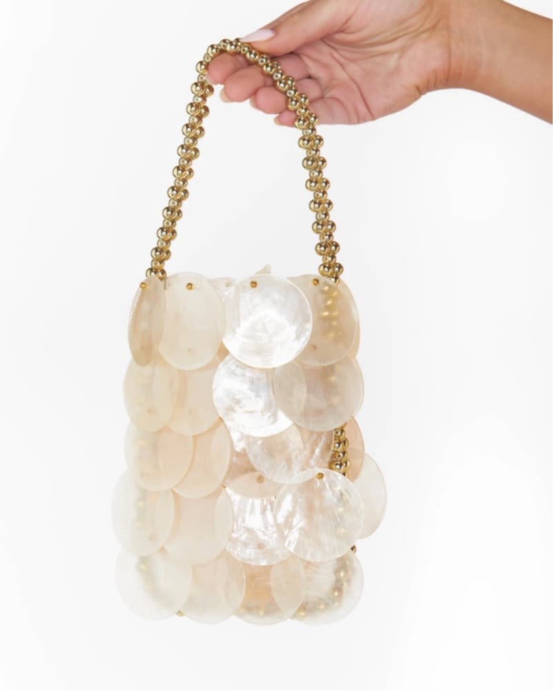 Gold Shell Bag - Image 1
