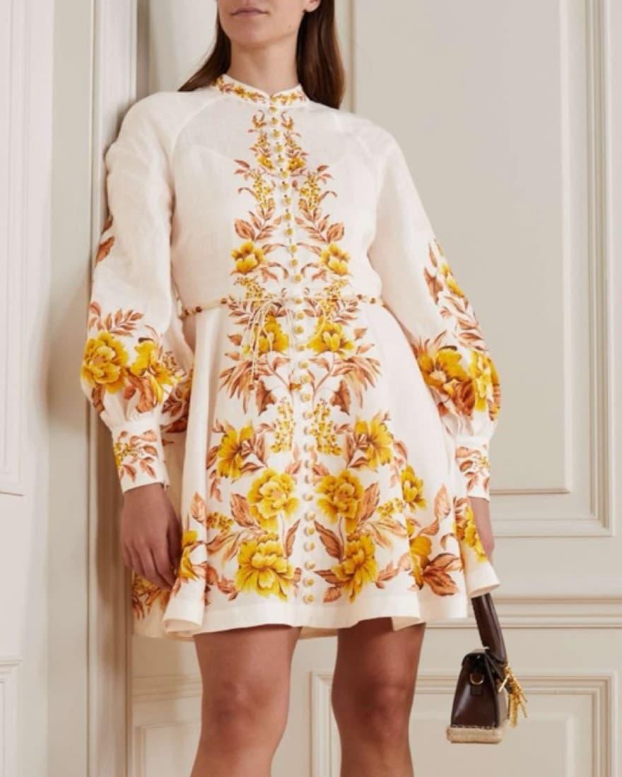 Zimmermann Vacay Belted Button-Front - Image 1