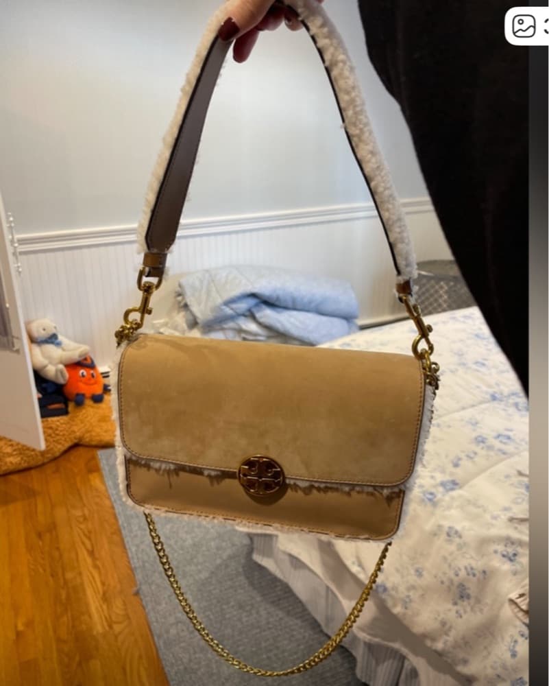 Tory burch Elegant Suede Tote Bag - Image 3