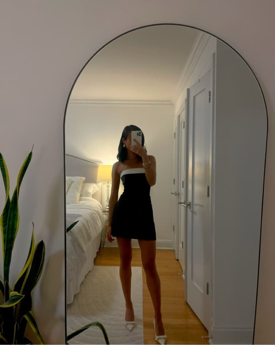 Amanda Uprichard Black Romper Dress - Image 2
