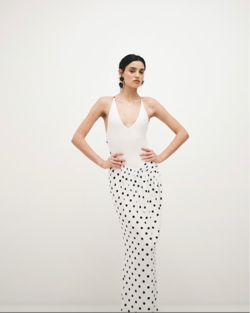 ASOS Polka Dot Slip Dress: Summer/Bride - Image 4