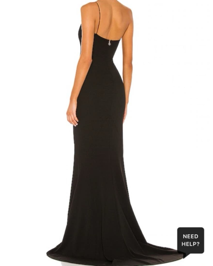 Revolve One Shoulder Gown  - Image 3
