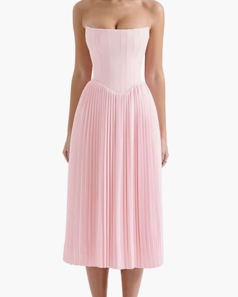 House Of CB Marci Corset Midi Dress - Image 1