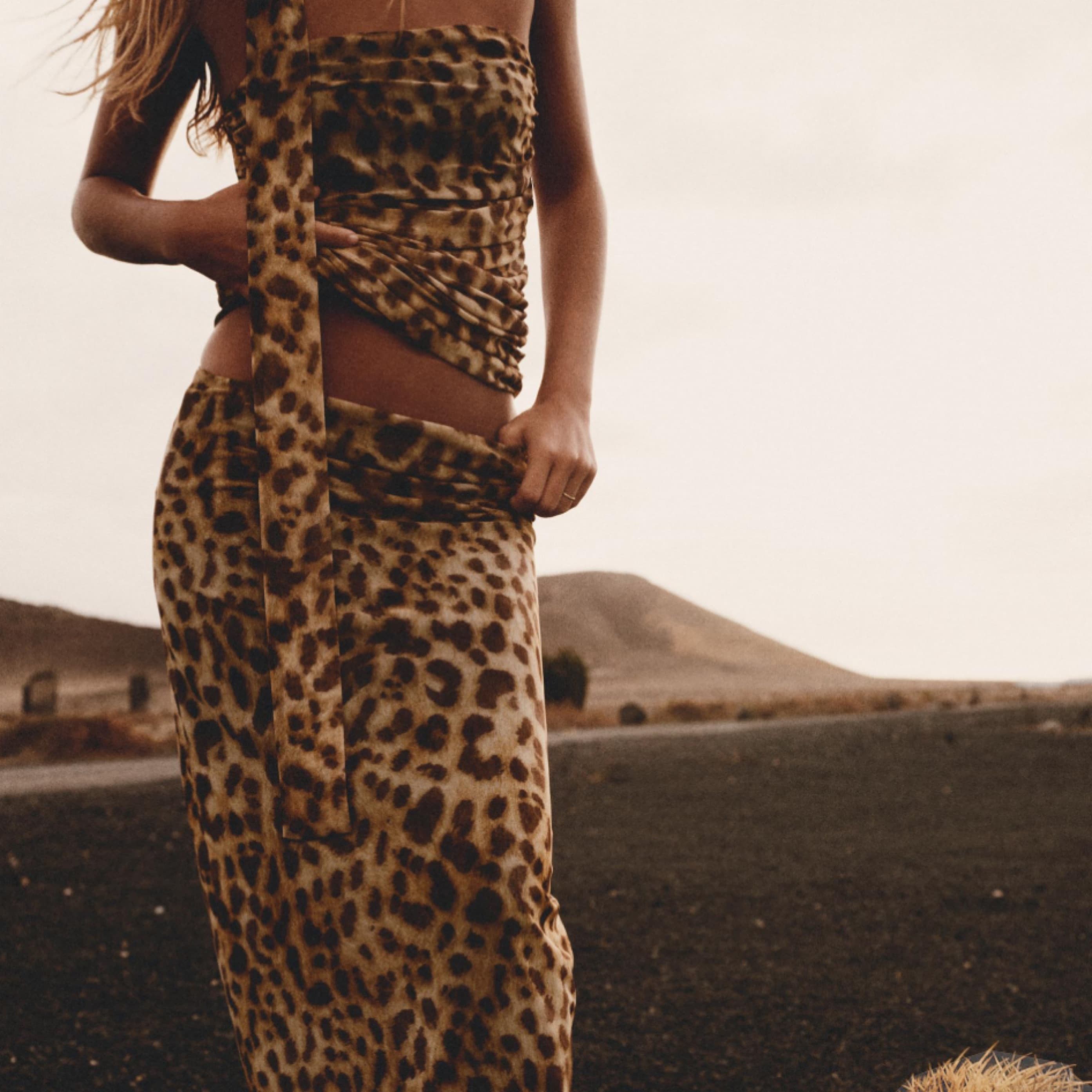 Zara Two Piece Leopard Ser - Image 5