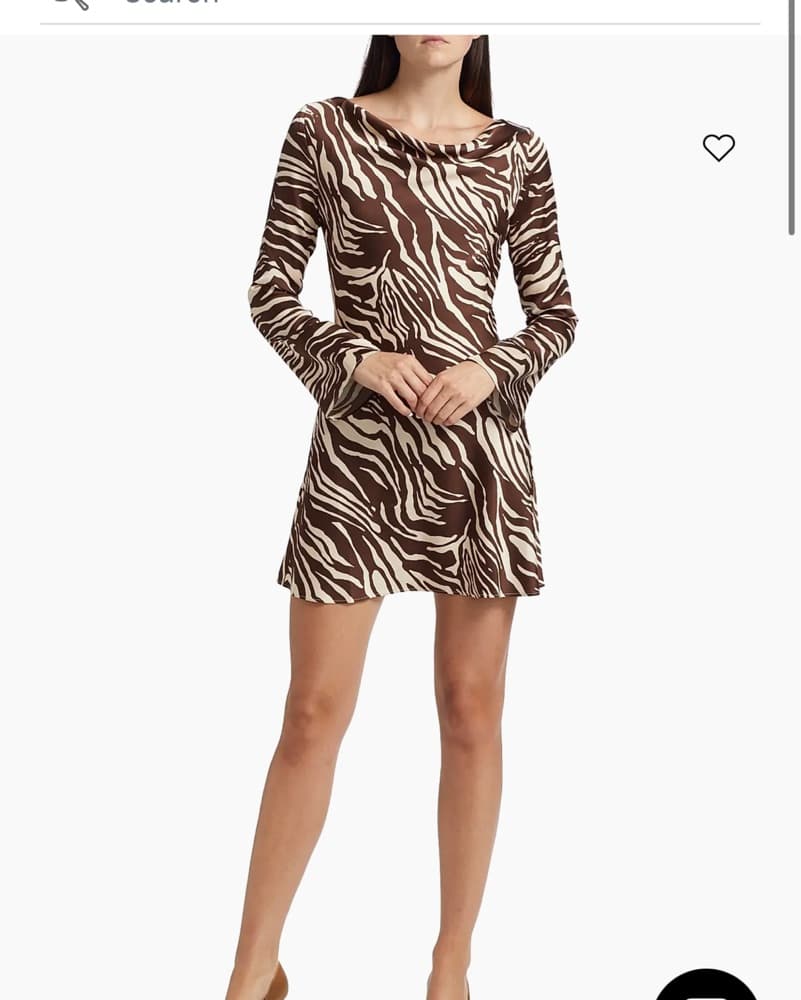 Reformation Zebra Dress - Image 2
