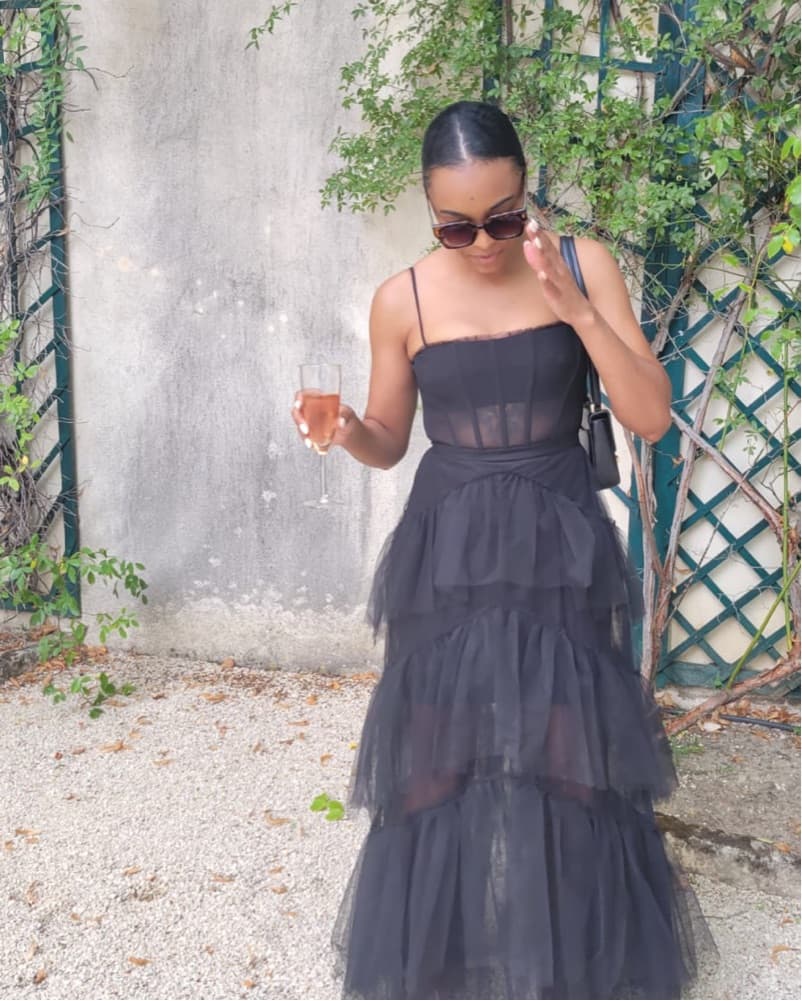 Black Full Length Gown - Image 3