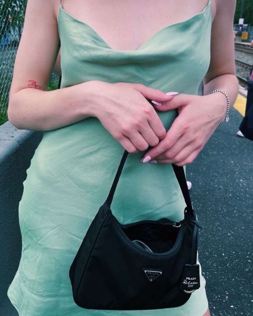 Prada Re-edition Nylon Bag - Image 2