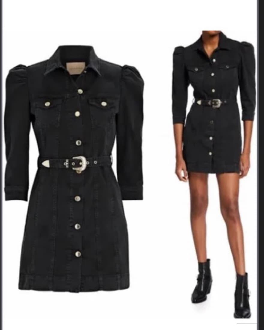 Retrofete Denim Dress - Image 1
